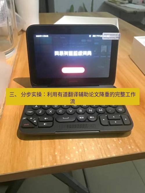 有道翻译电脑版 三、 分步实操：利用有道翻译辅助论文降重的完整工作流