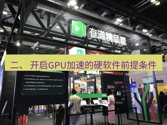 有道翻译电脑版 二、 开启GPU加速的硬软件前提条件