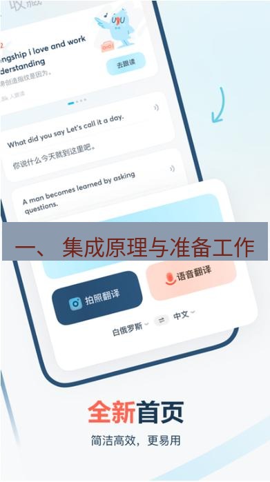 有道翻译电脑版 一、 集成原理与准备工作