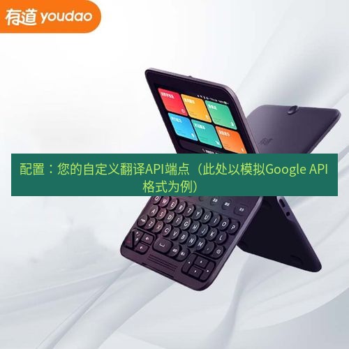 有道翻译电脑版 配置：您的自定义翻译API端点（此处以模拟Google API格式为例）