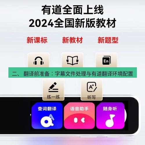 有道翻译电脑版 二、 翻译前准备：字幕文件处理与有道翻译环境配置