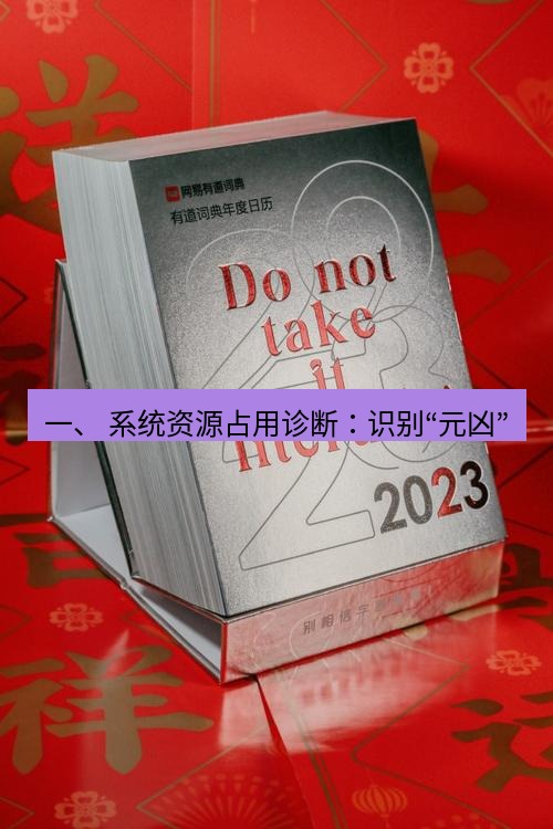 有道翻译电脑版 一、 系统资源占用诊断：识别“元凶”