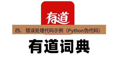 有道翻译电脑版 四、 错误处理代码示例（Python伪代码）