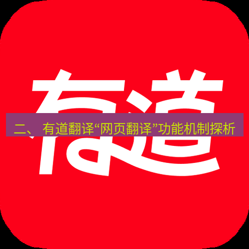 有道翻译电脑版 二、 有道翻译“网页翻译”功能机制探析